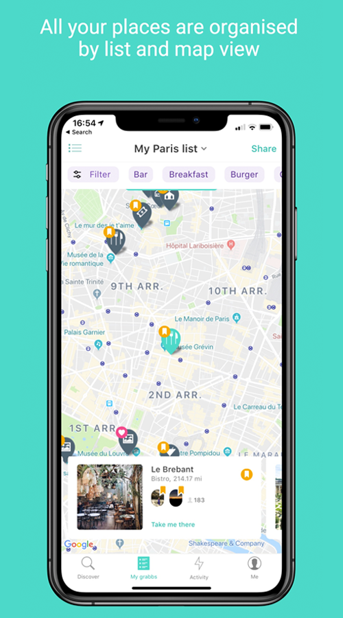 Grabbd - Social Foodie and Travel App screenshot 3